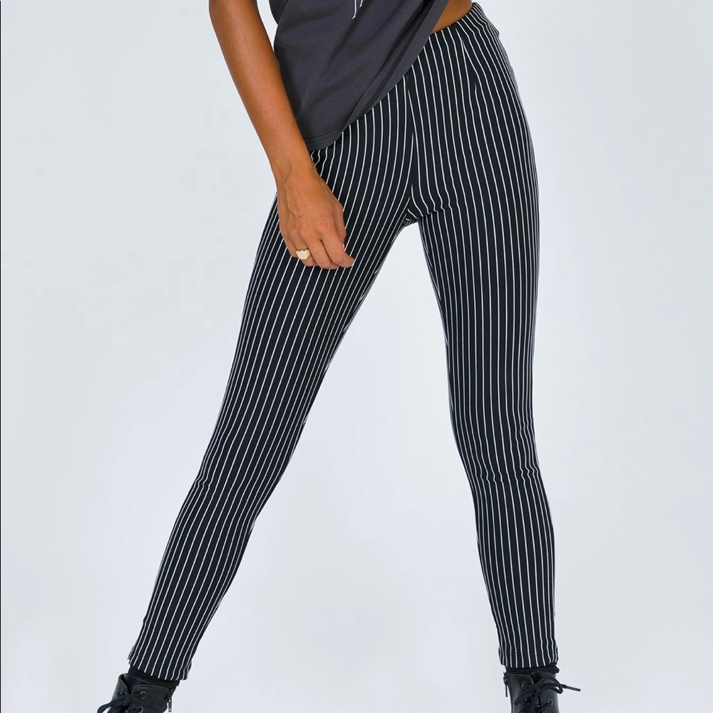 Princess Polly Moss Pants Black